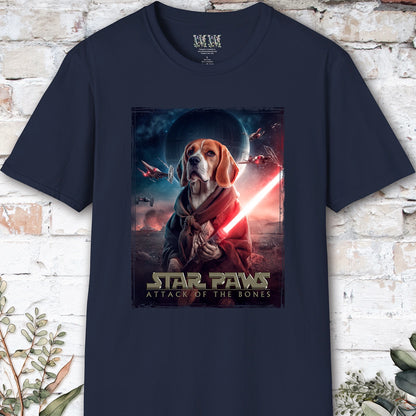Beagle Star Paws Unisex T shirt