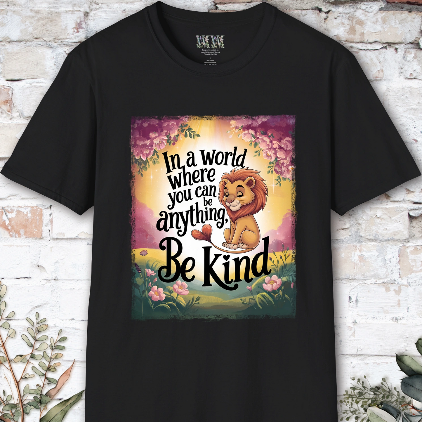 Be Kind #1 Lion unisex T shirt