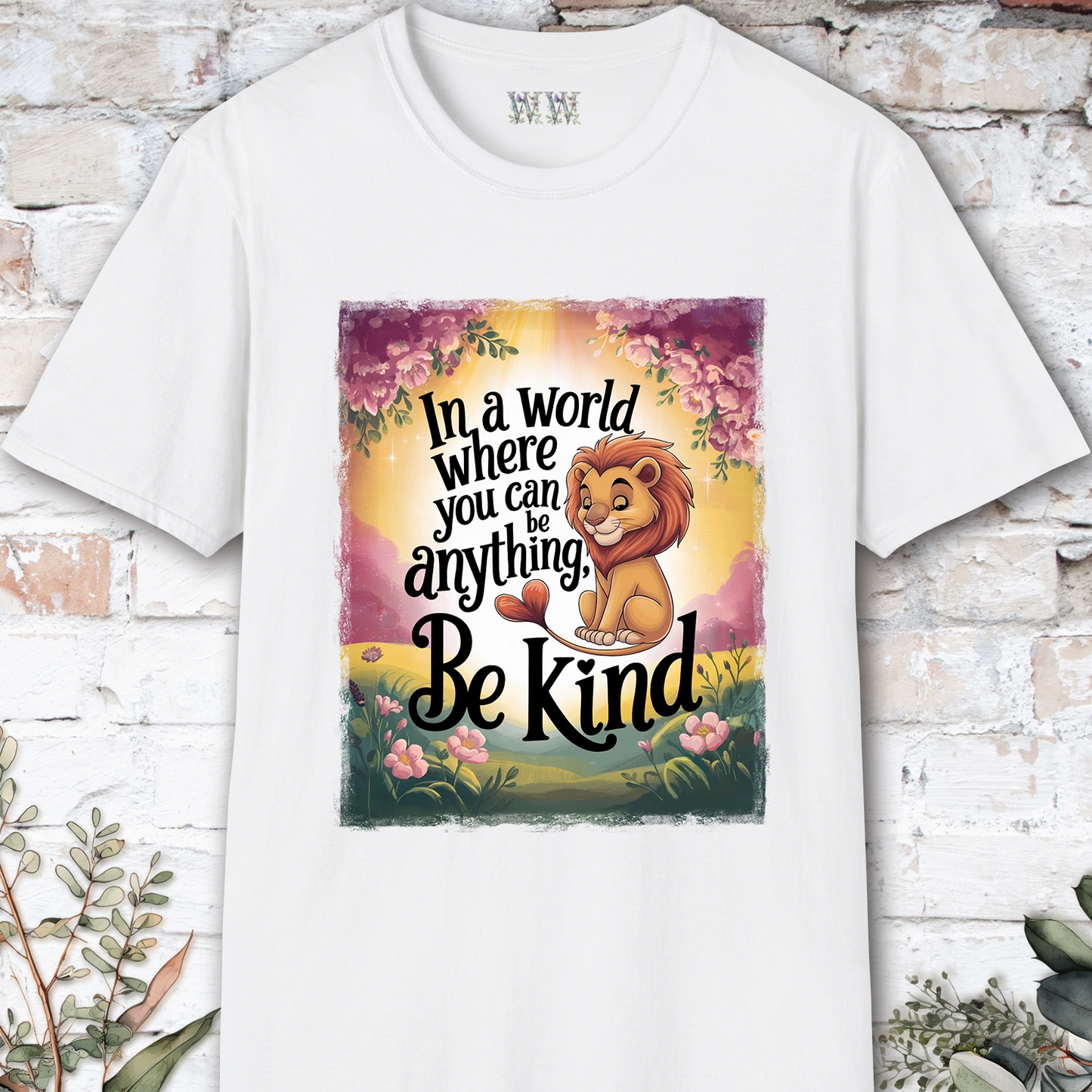 Be Kind #1 Lion unisex T shirt