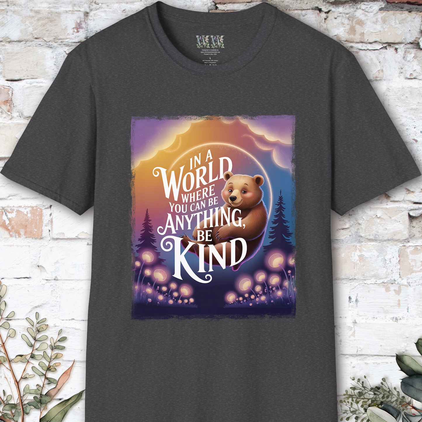Be Kind #2 Bear unisex T shirt
