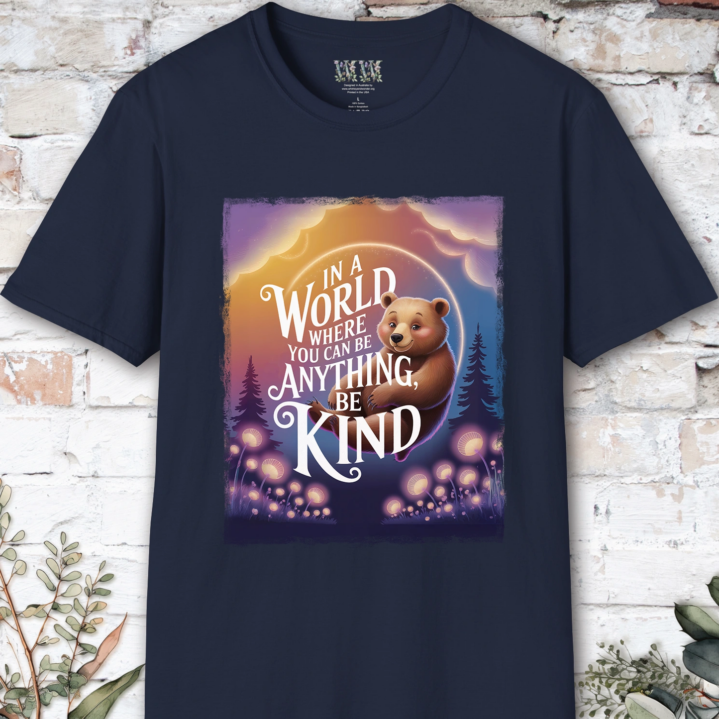 Be Kind #2 Bear unisex T shirt