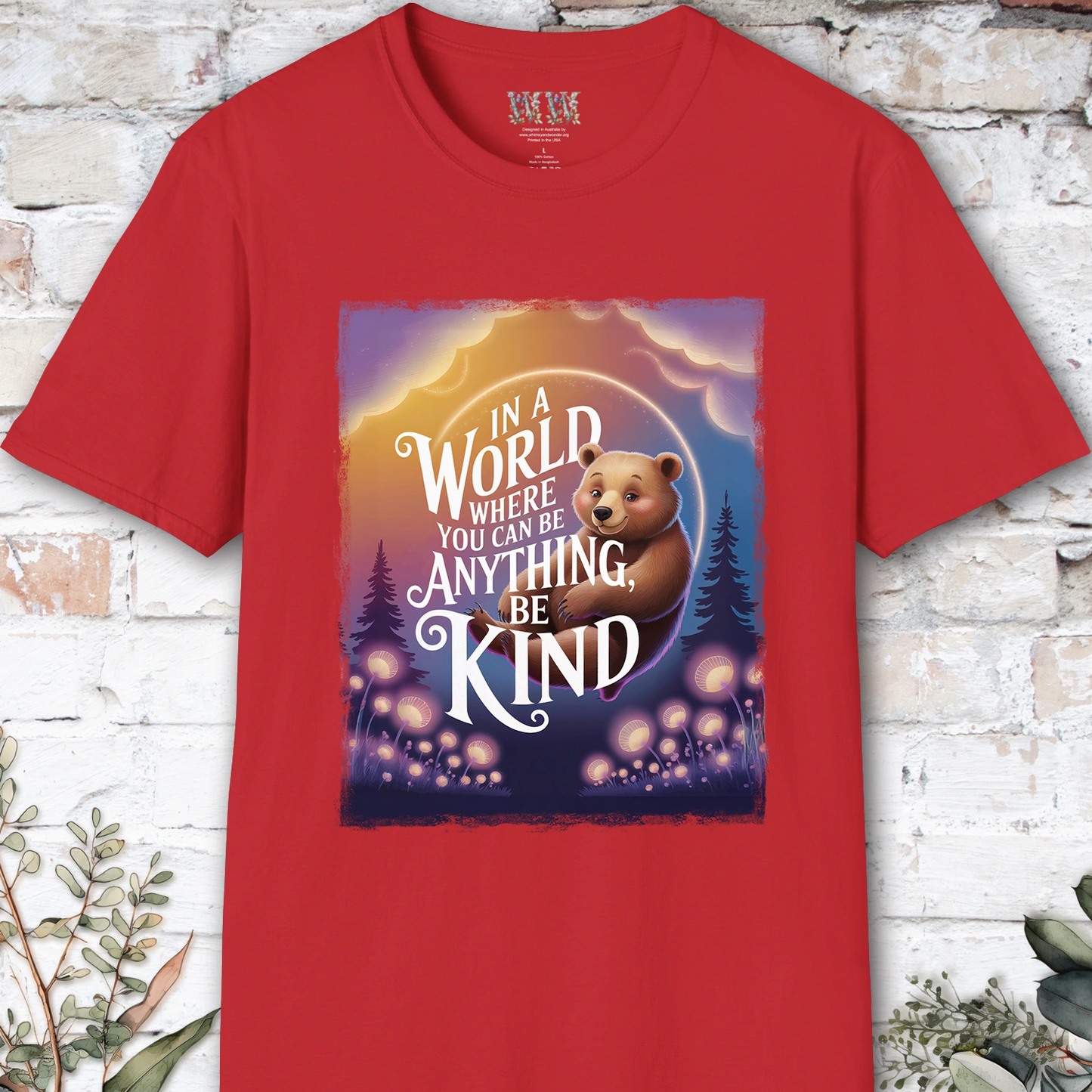 Be Kind #2 Bear unisex T shirt