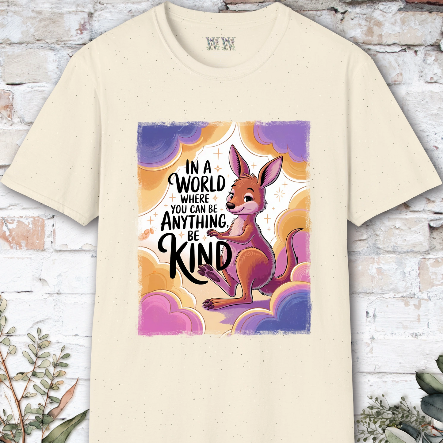 Be Kind #3 Kangaroo unisex T shirt