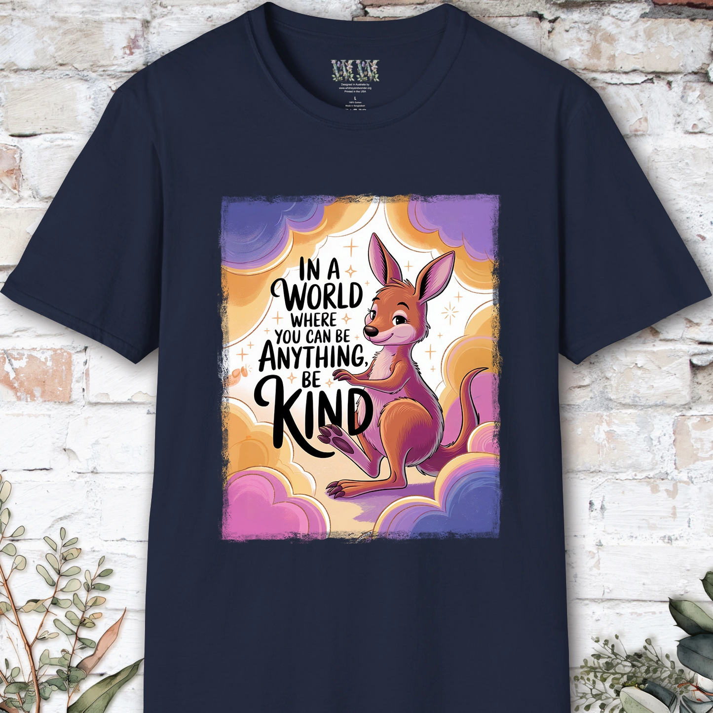 Be Kind #3 Kangaroo unisex T shirt