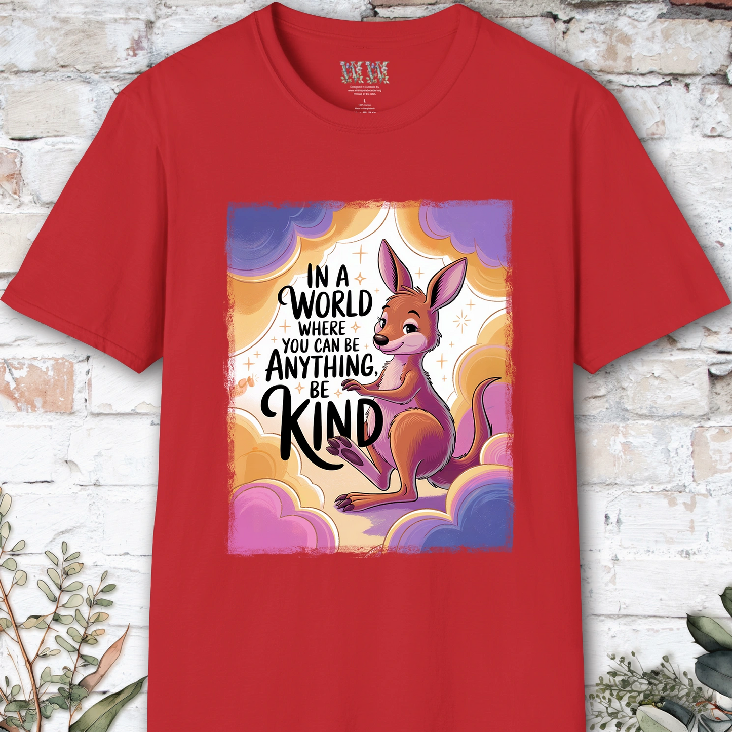Be Kind #3 Kangaroo unisex T shirt