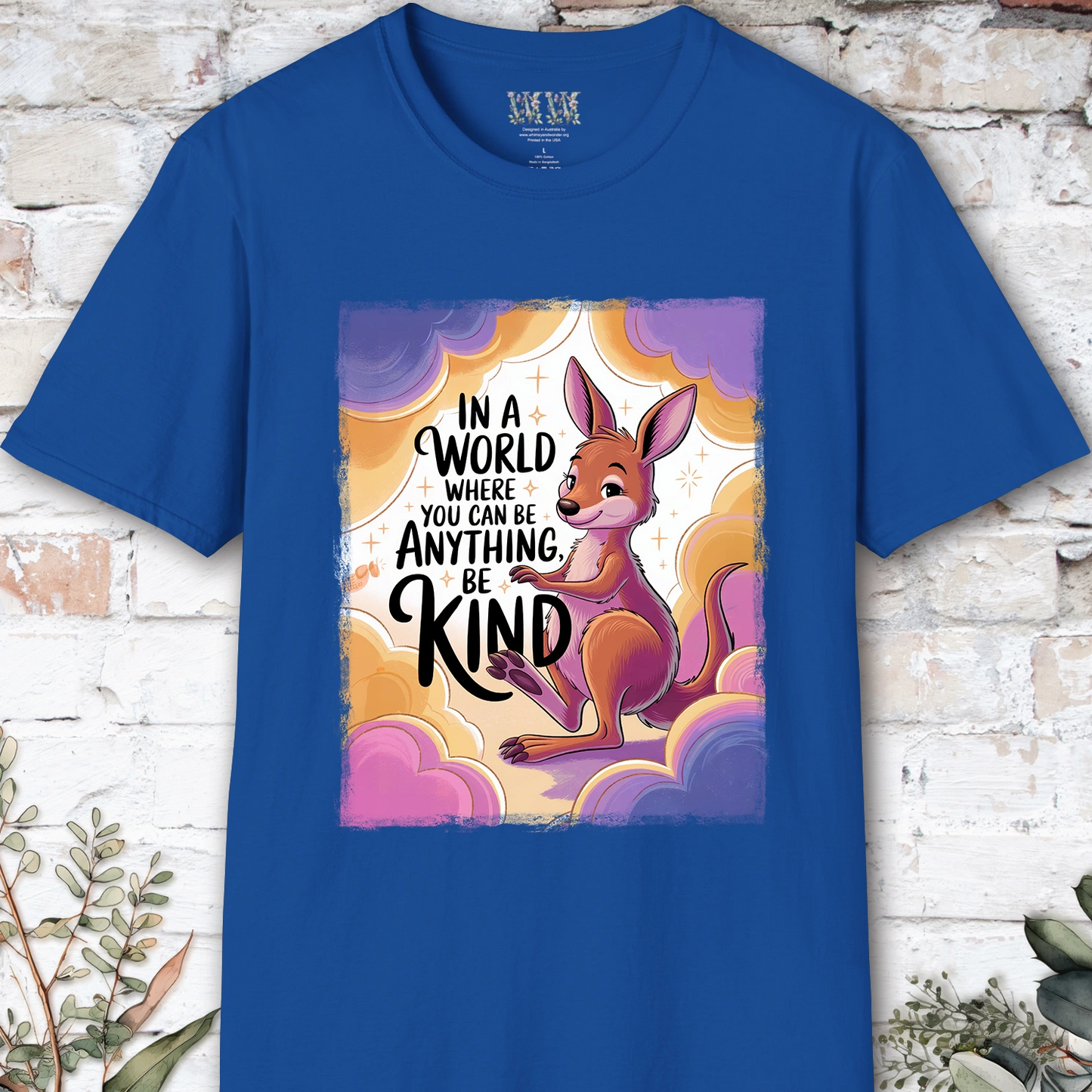 Be Kind #3 Kangaroo unisex T shirt
