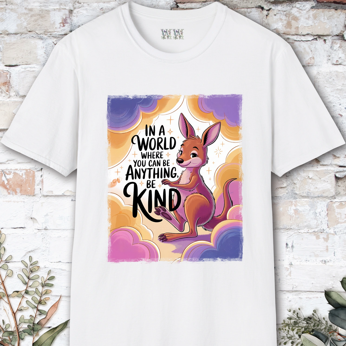Be Kind #3 Kangaroo unisex T shirt