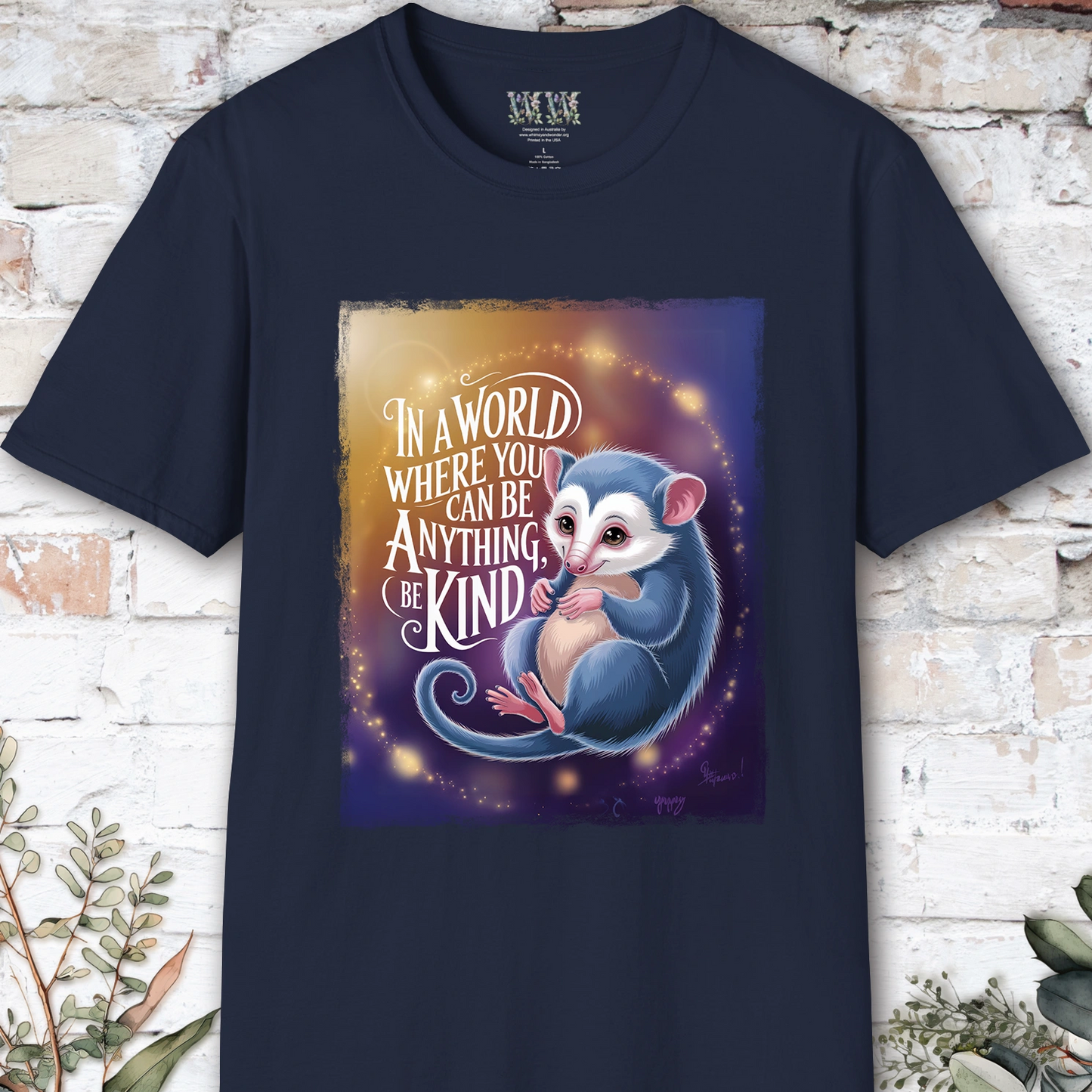 Be Kind #4 Possum unisex T shirt