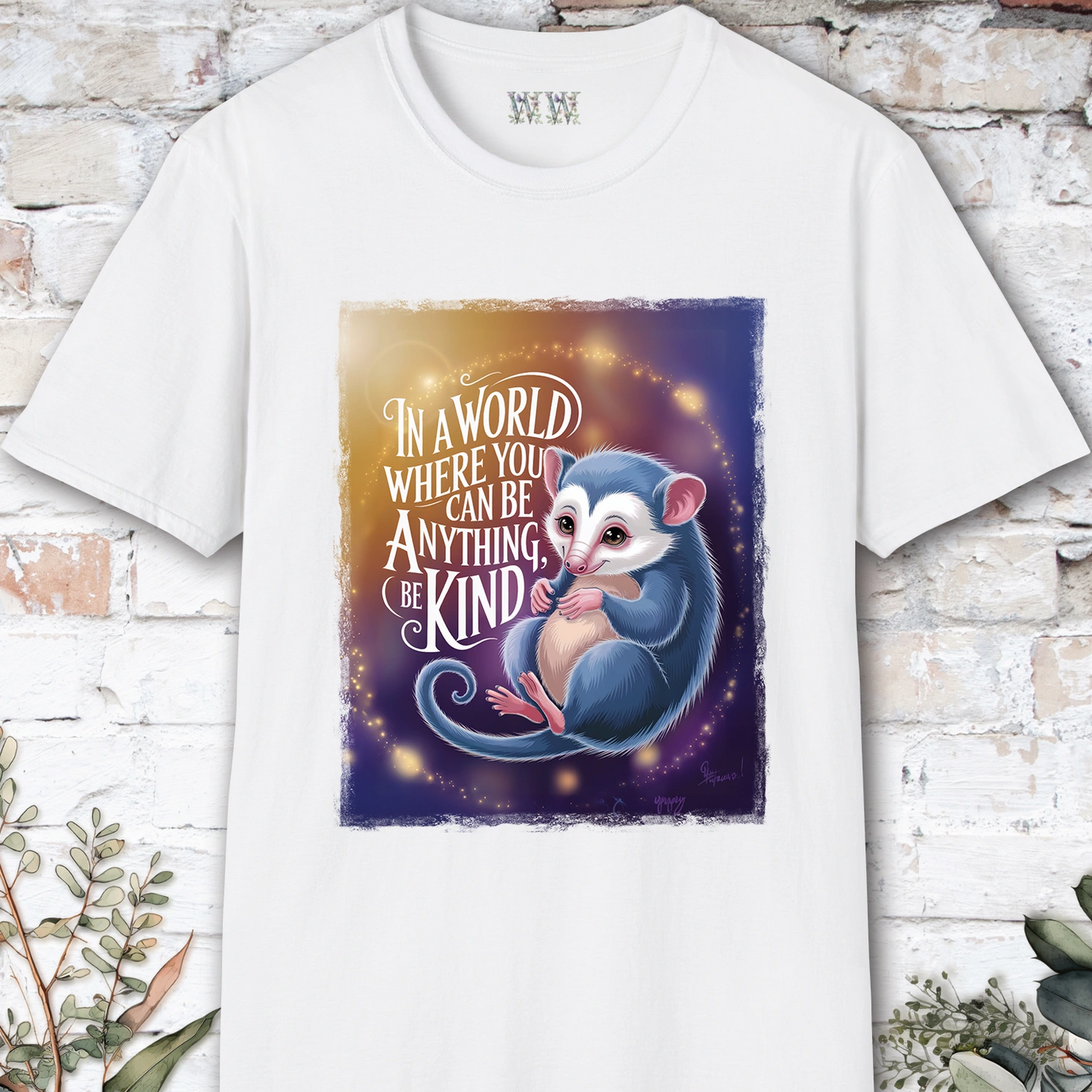 Be Kind #4 Possum unisex T shirt