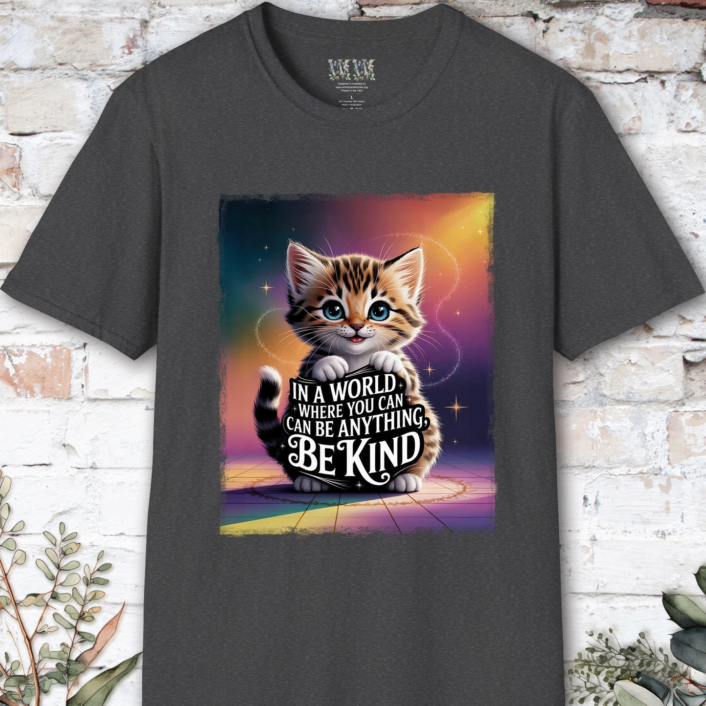 Be Kind #5 Kitten unisex T shirt