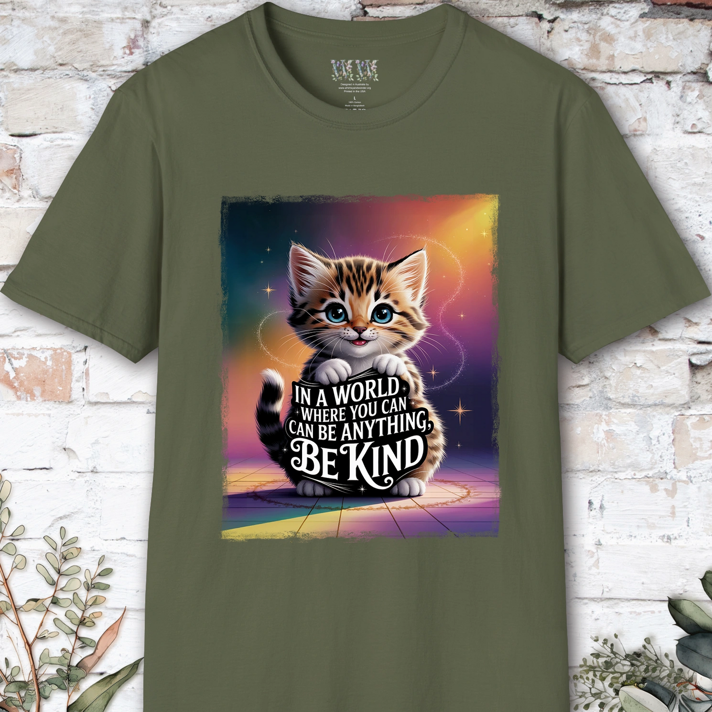 Be Kind #5 Kitten unisex T shirt