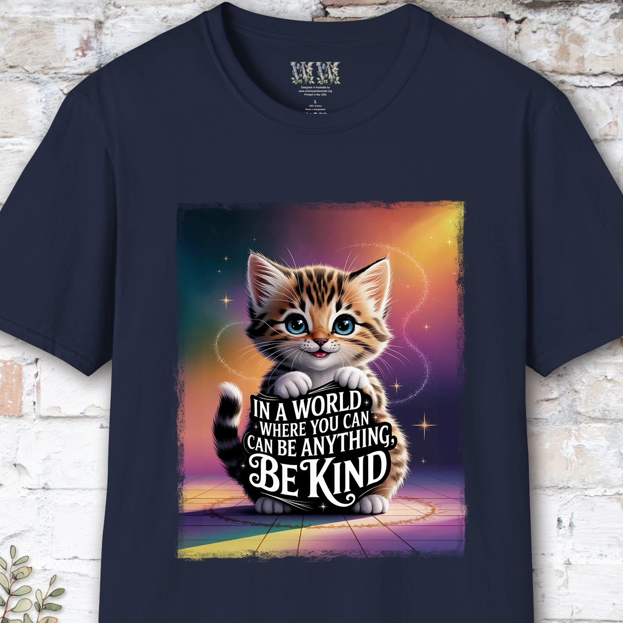 Be Kind #5 Kitten unisex T shirt