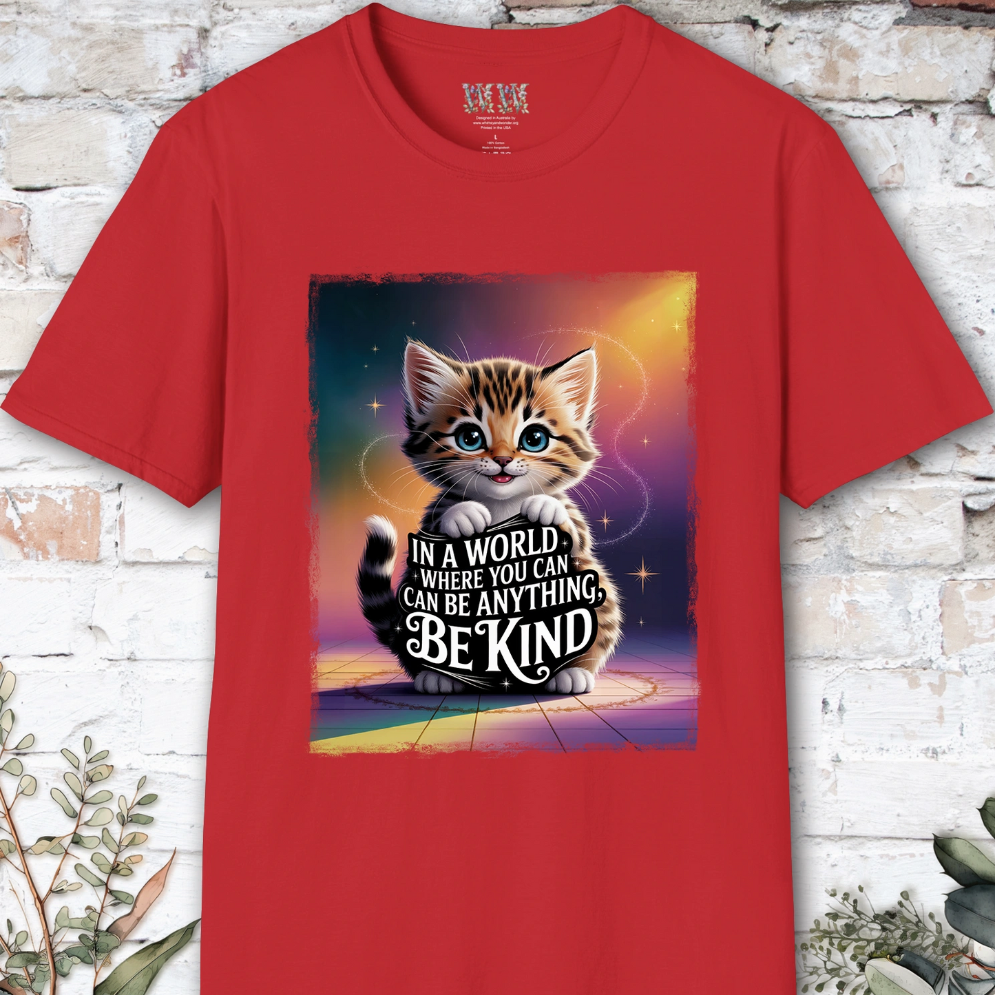 Be Kind #5 Kitten unisex T shirt