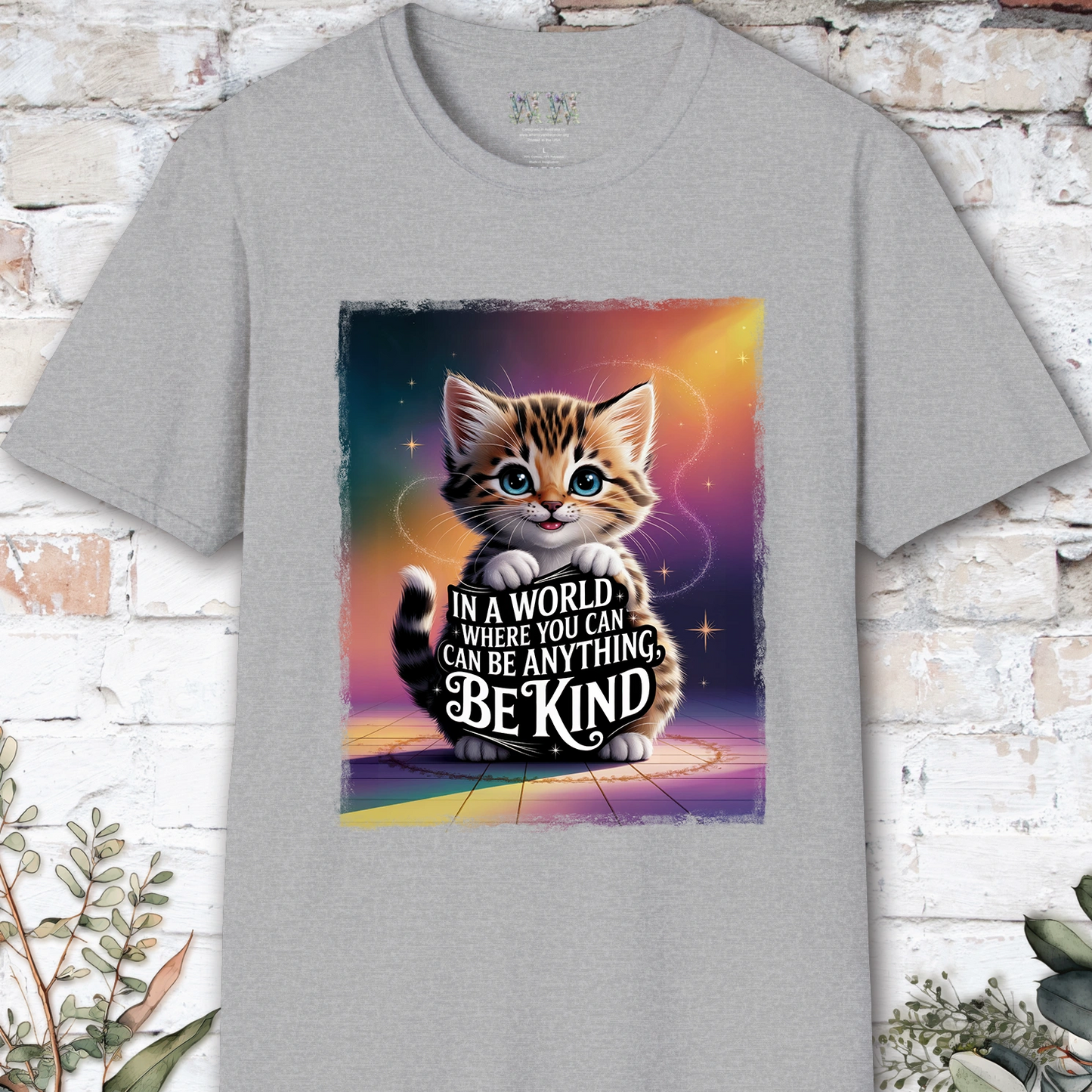 Be Kind #5 Kitten unisex T shirt