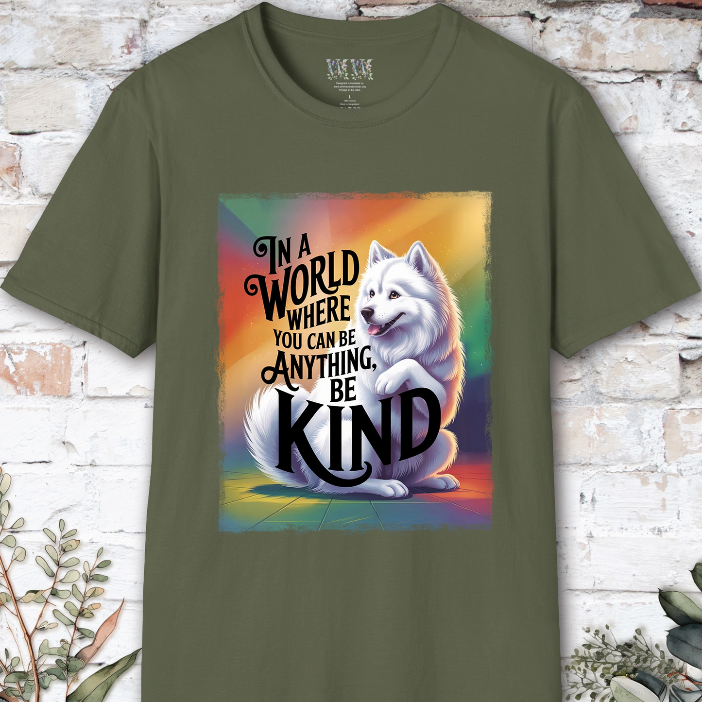 Be Kind #6 Samoyed unisex T shirt