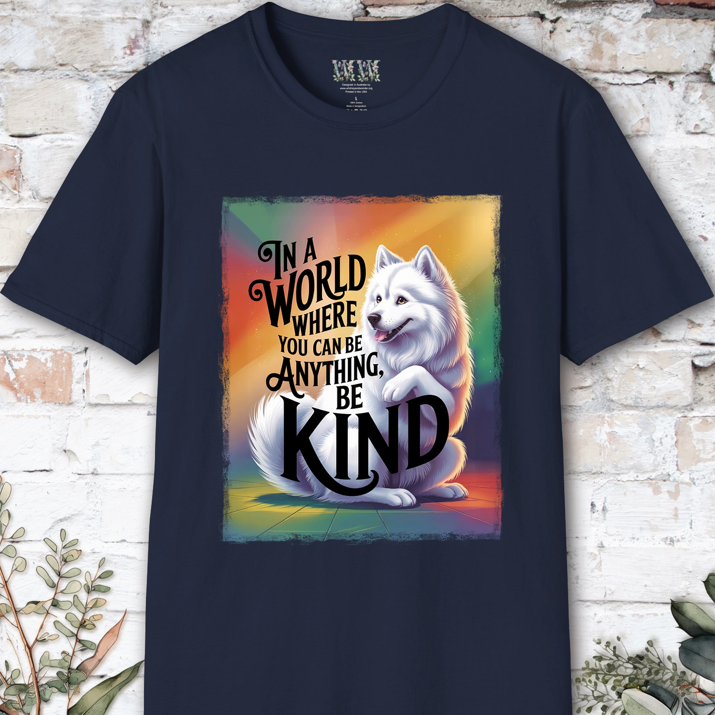 Be Kind #6 Samoyed unisex T shirt