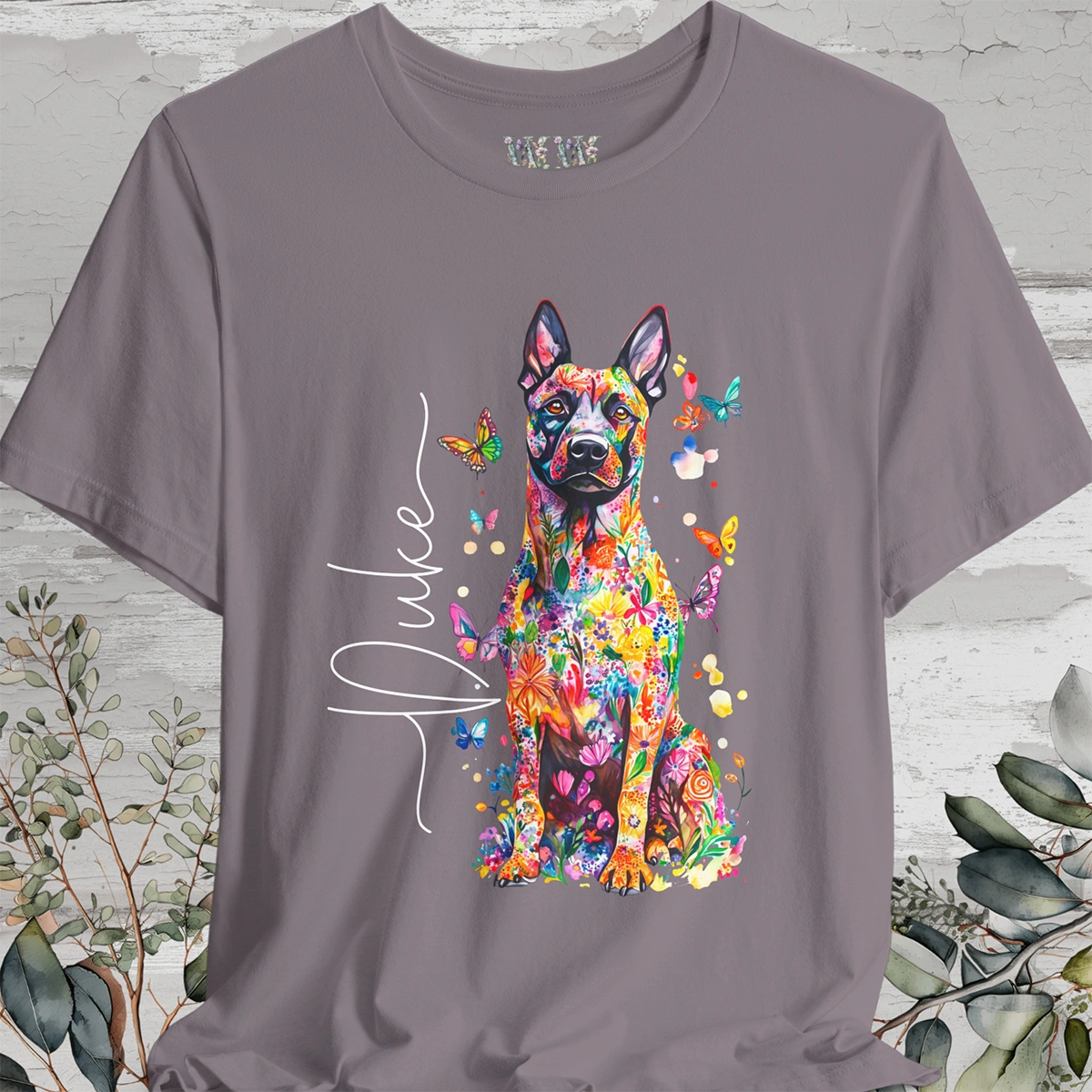 Belgian Malinois Foral personalized T shirt