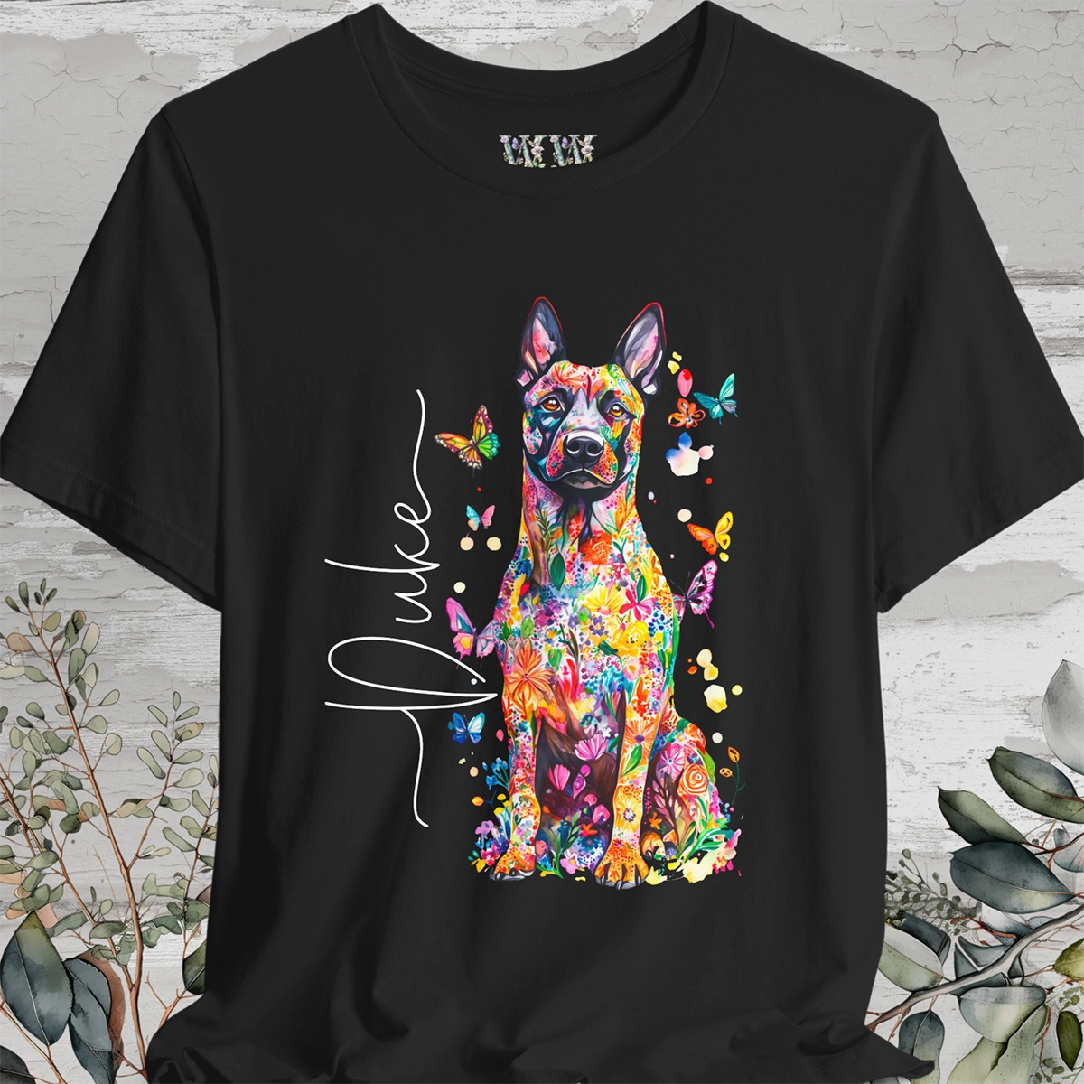 Belgian Malinois Foral personalized T shirt