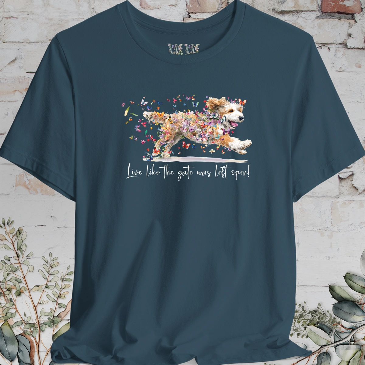 Bernedoodle #2 "Live like the gate was left open"  T shirt