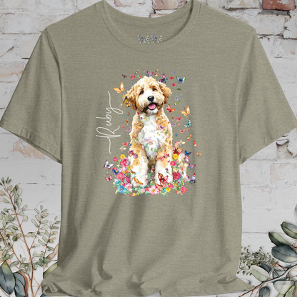 Bernedoodle #4 Floral Personalized T shirt