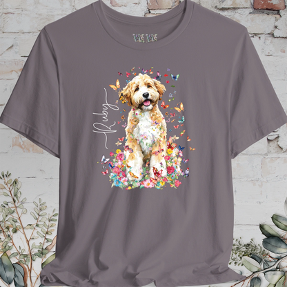 Bernedoodle #4 Floral Personalized T shirt