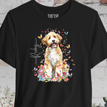 Bernedoodle #4 Floral Personalized T shirt