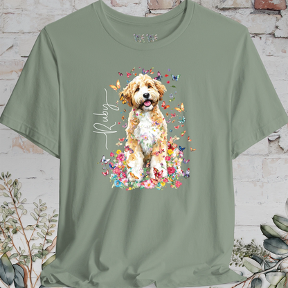 Bernedoodle #4 Floral Personalized T shirt