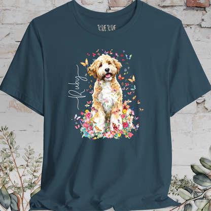 Bernedoodle #4 Floral Personalized T shirt