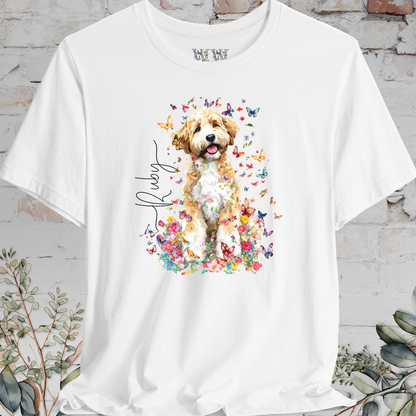 Bernedoodle #4 Floral Personalized T shirt
