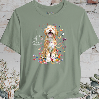 Bernedoodle #5 Floral Personalized T shirt