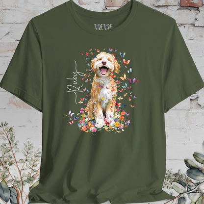 Bernedoodle #5 Floral Personalized T shirt