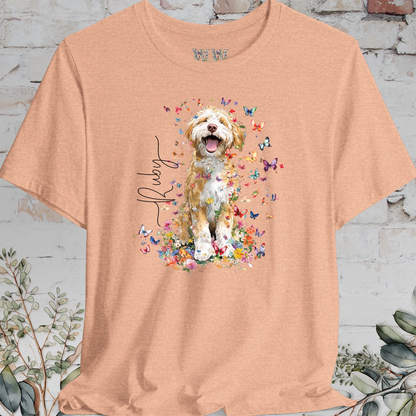 Bernedoodle #5 Floral Personalized T shirt