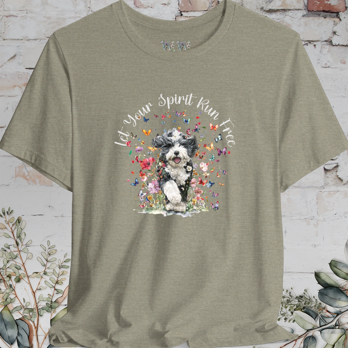 Bernedoodle 'Let your spirit run free' T shirt