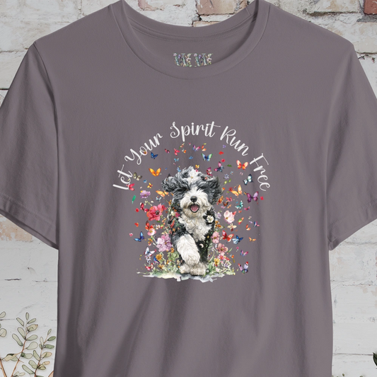 Bernedoodle 'Let your spirit run free' T shirt