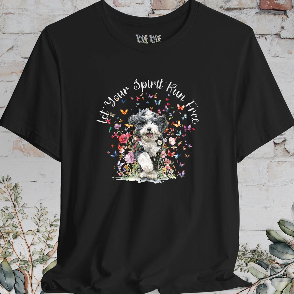 Bernedoodle 'Let your spirit run free' T shirt