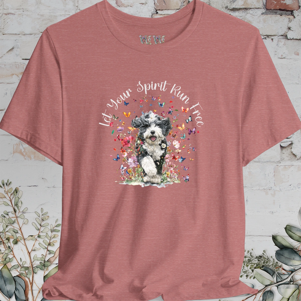 Bernedoodle 'Let your spirit run free' T shirt