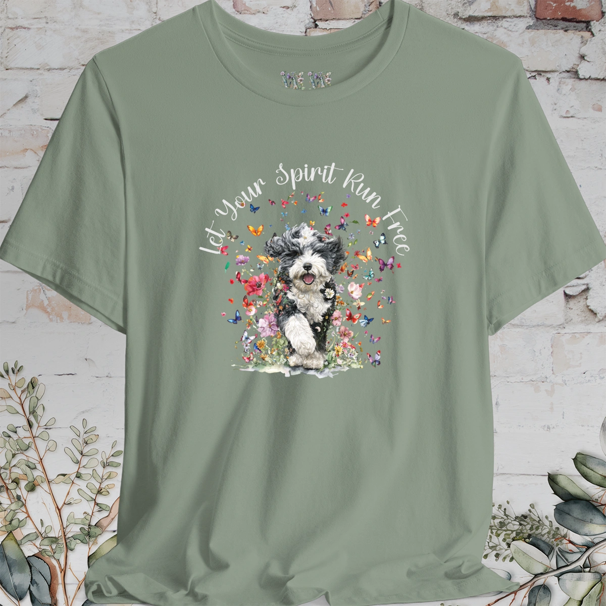 Bernedoodle 'Let your spirit run free' T shirt