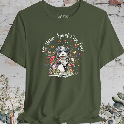 Bernedoodle 'Let your spirit run free' T shirt