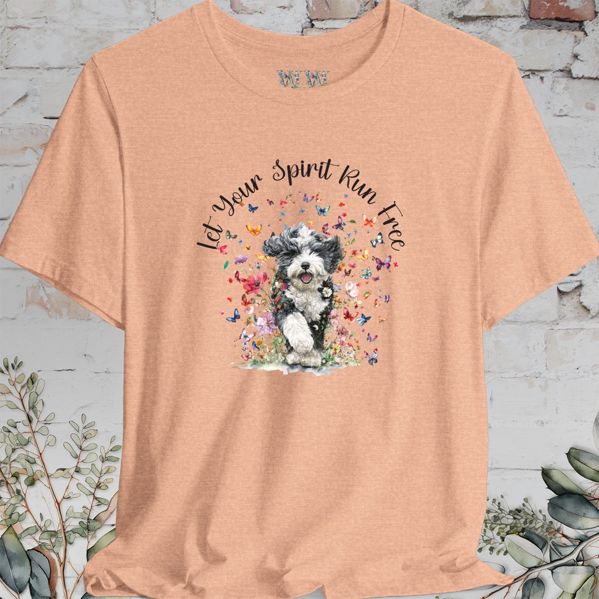Bernedoodle 'Let your spirit run free' T shirt