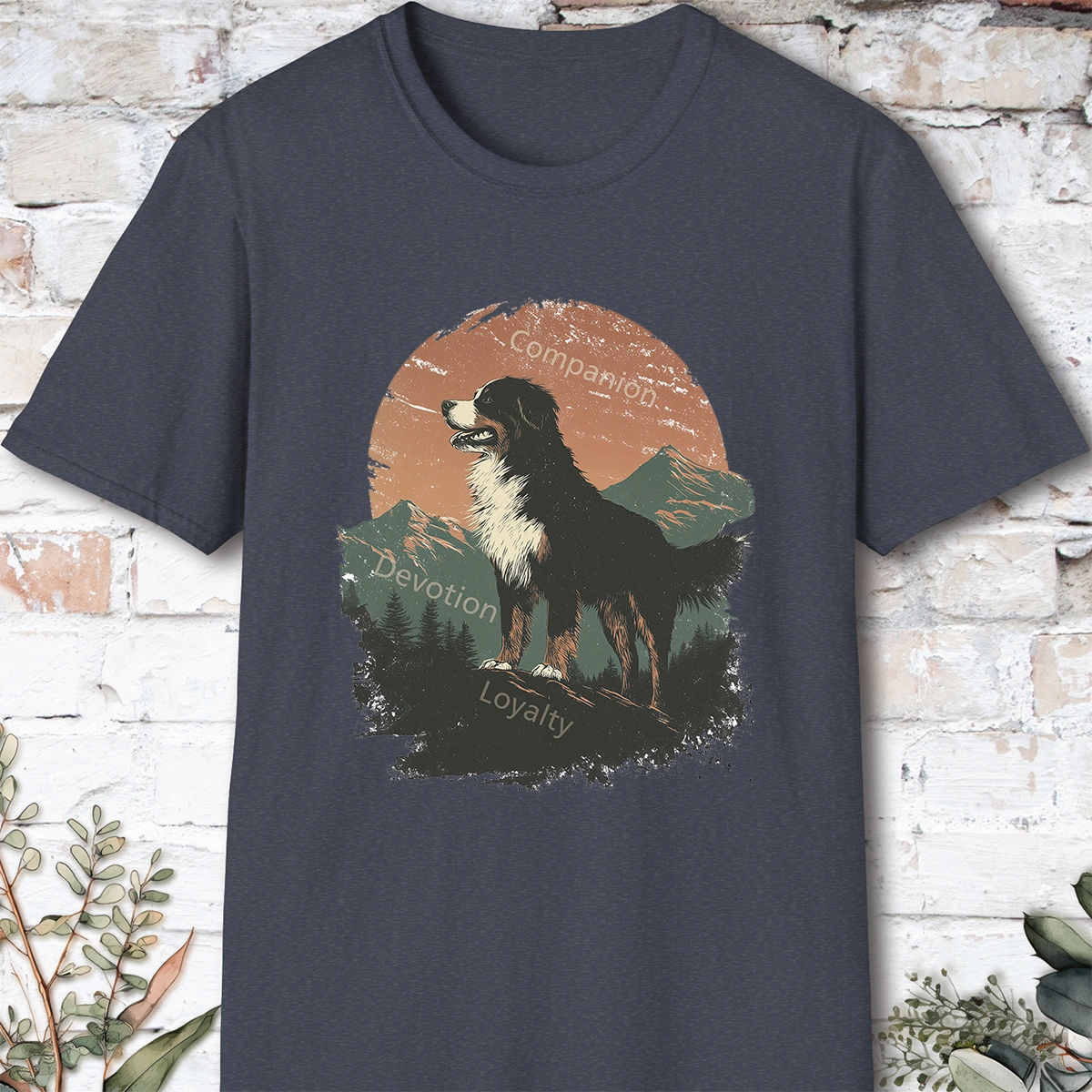 Bernese Mountain Dog Companion unisex T shirt