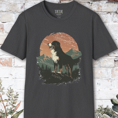 Bernese Mountain Dog Companion unisex T shirt