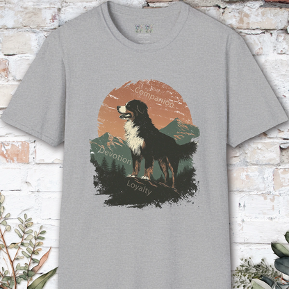 Bernese Mountain Dog Companion unisex T shirt