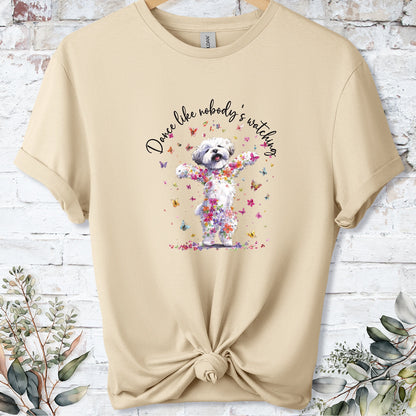 Bichon Frise "Dance like nobody's watching" unisex T shirt