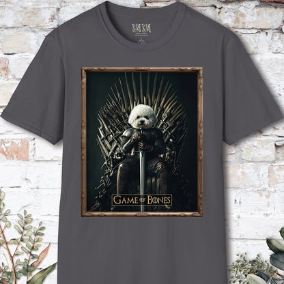 Bichon Frise Game of Bones, Unisex T shirt