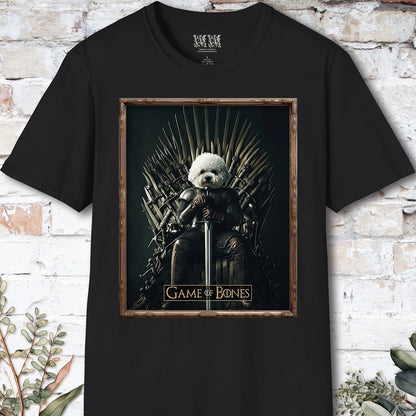 Bichon Frise Game of Bones, Unisex T shirt