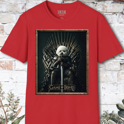Bichon Frise Game of Bones, Unisex T shirt
