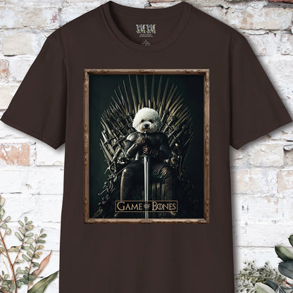 Bichon Frise Game of Bones, Unisex T shirt