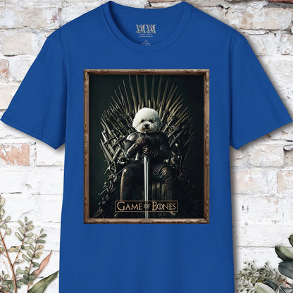 Bichon Frise Game of Bones, Unisex T shirt