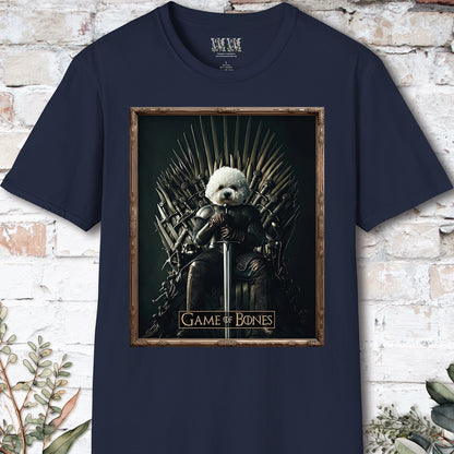 Bichon Frise Game of Bones, Unisex T shirt