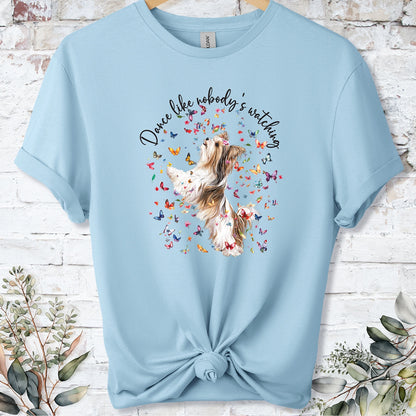 Biewer Terrier #1 "Dance like nobody's watching" unisex T shirt